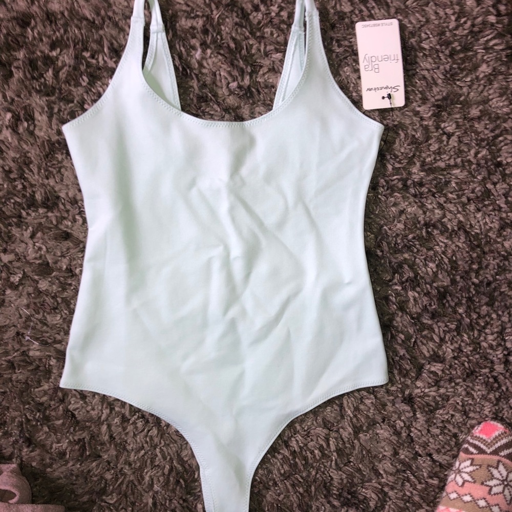 baby blue bodysuit